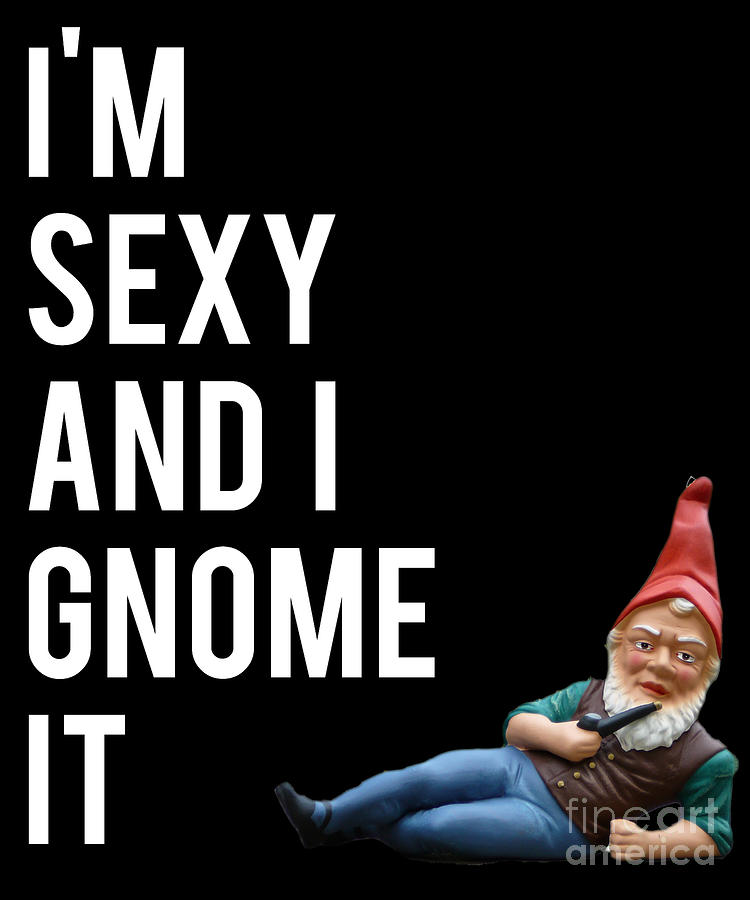Im Sexy And I Gnome It #1 Digital Art by Flippin Sweet Gear