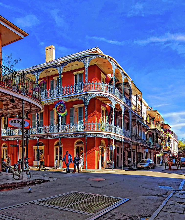 In the French Quarter 2 - Paint #1 Photograph by Steve Harrington