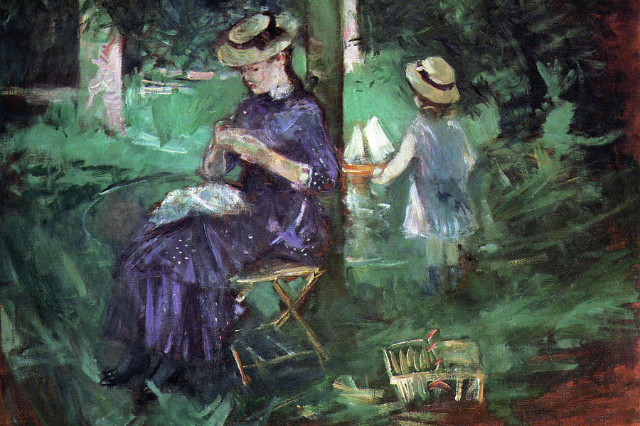 In the Garden Painting by Berthe Morisot - Fine Art America