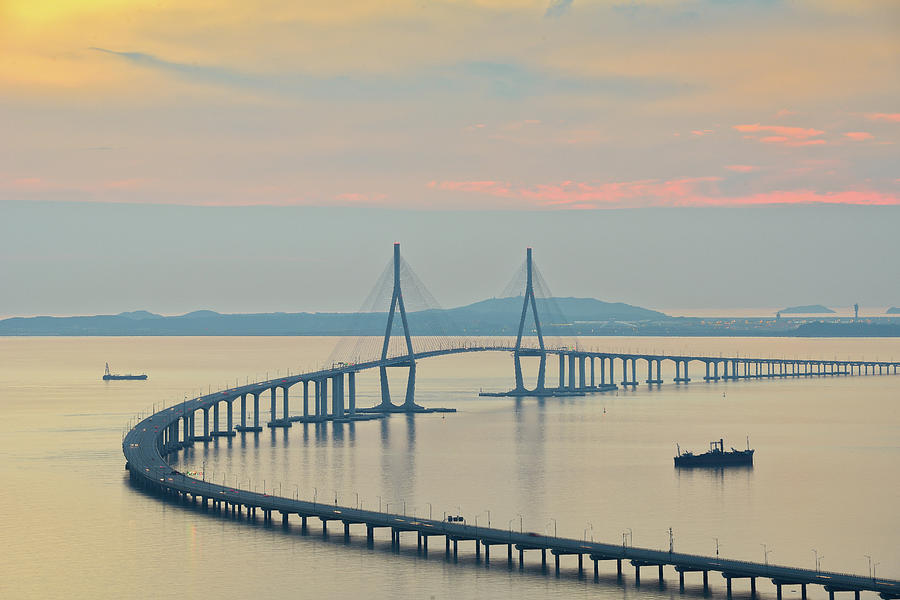 Incheon Bridge #1 Photograph by Tokism