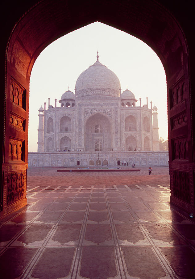 India, Agra, Taj Mahal #1 Digital Art by Sandro Santioli