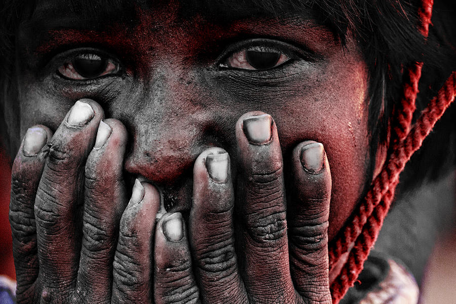 Pushkar Photograph - Indian Sadly Boy.. #1 by Svetlin Yosifov