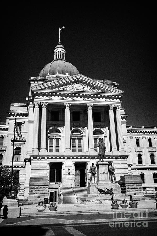 Indiana statehouse state capitol building Indianapolis Indiana USA ...