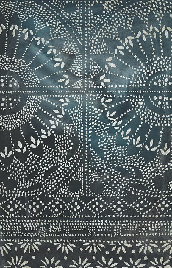 Pattern Painting - Indigo Journey I #1 by Chariklia Zarris