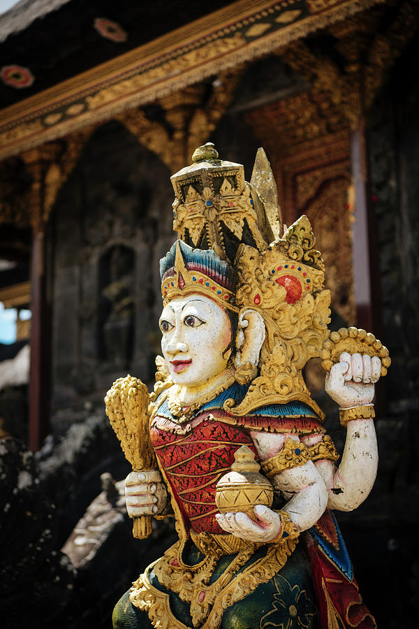 Indonesia, Bali Island, Bali, Pura Tuluk Biyu Batur Temple #1 Digital Art by Ben Pipe