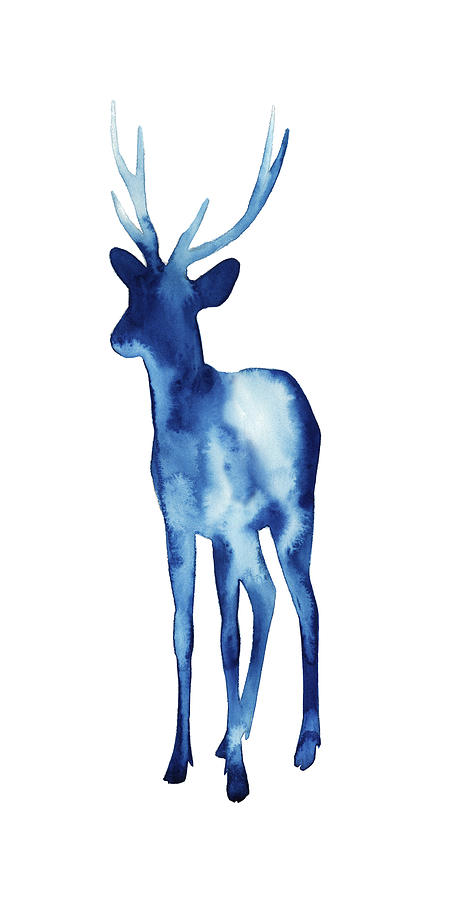 Ink Drop Rusa Deer II Painting by Grace Popp - Fine Art America