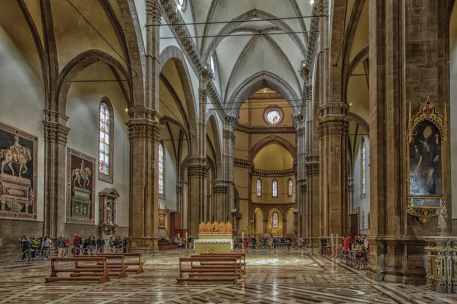 Inside Santa Maria del Fiore #1 Photograph by Darryl Brooks