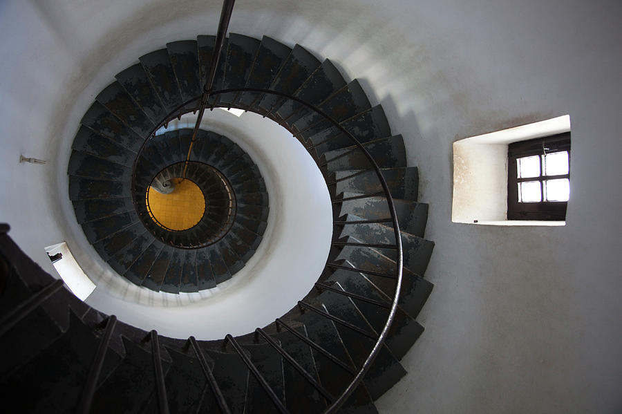 Interior Stairs, Cabo Santa Maria #1 Photograph by Walter Bibikow