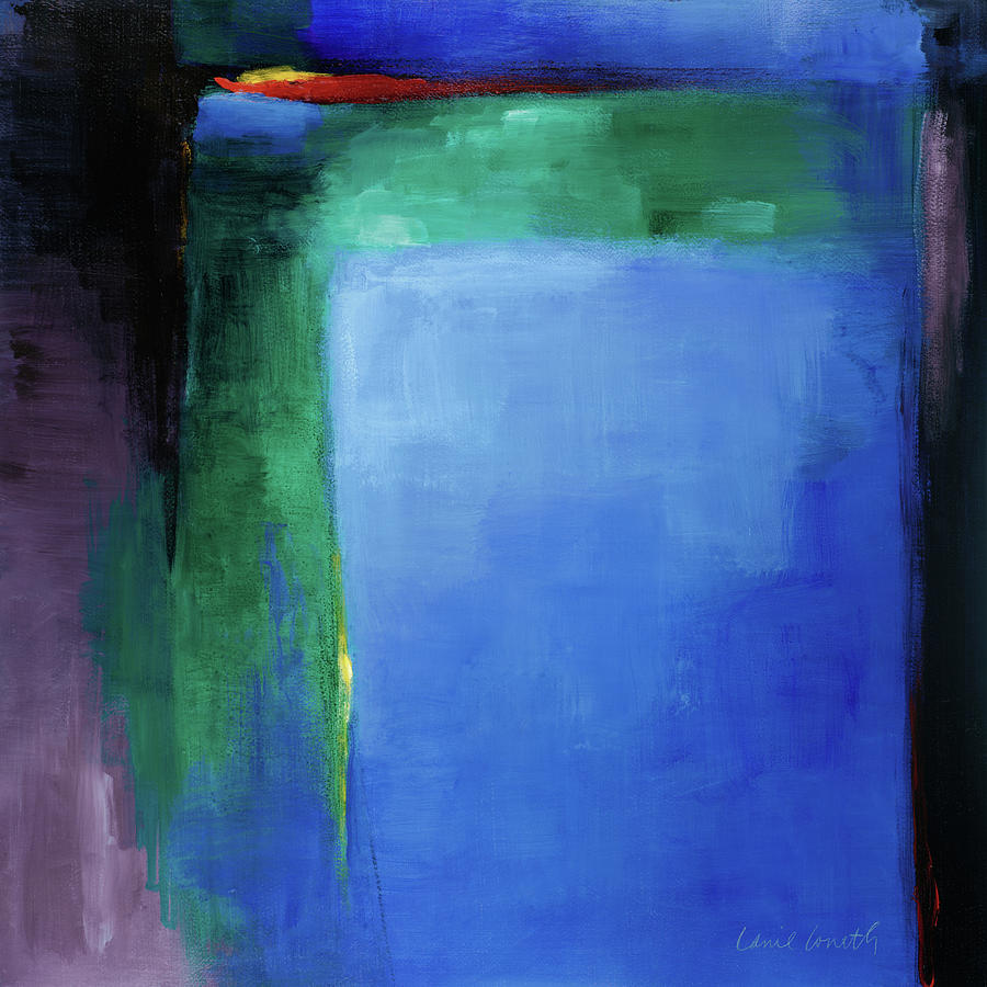 Abstract Painting - Into Blue I #1 by Lanie Loreth