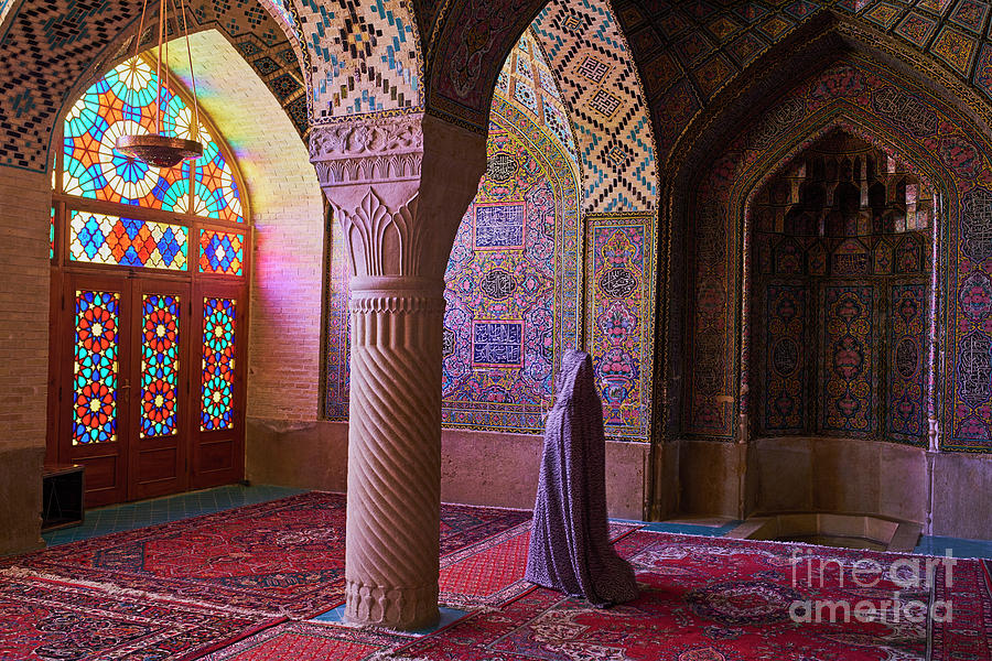 Iran, Shiraz, Nasir Al Molk Mosque #1 Photograph by Tuul & Bruno Morandi