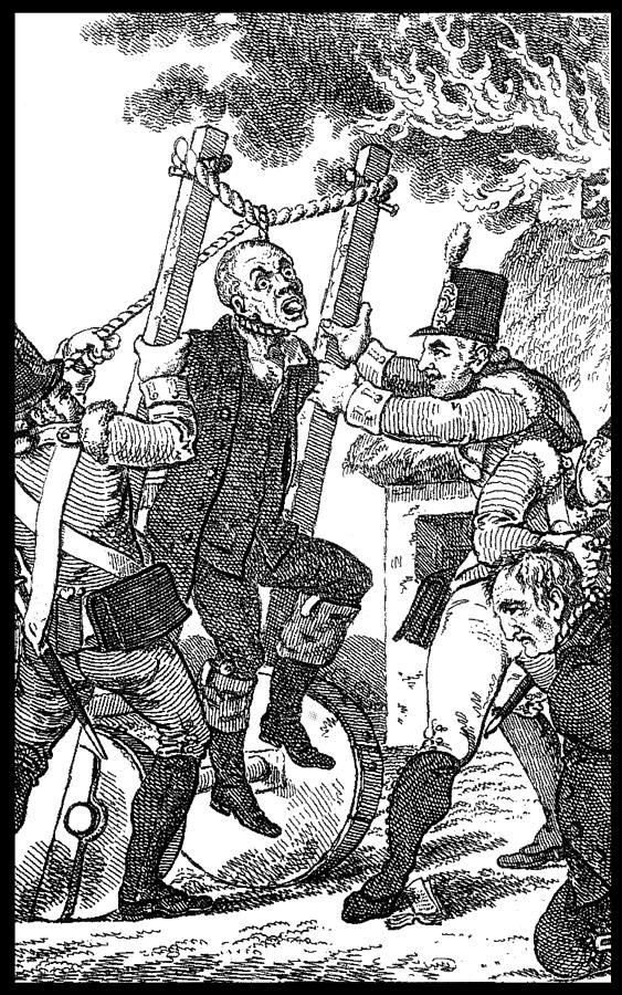 Irish Rebellion Of 1798, Half-hanging #1 Photograph by Science Source