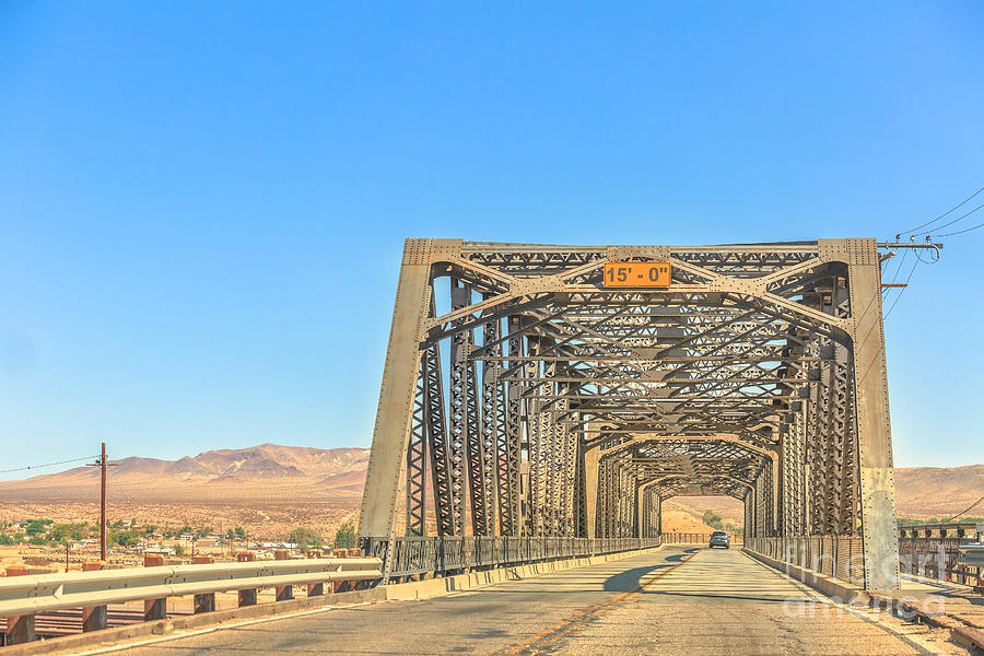 Iron bridge Barstow #1 Photograph by Benny Marty