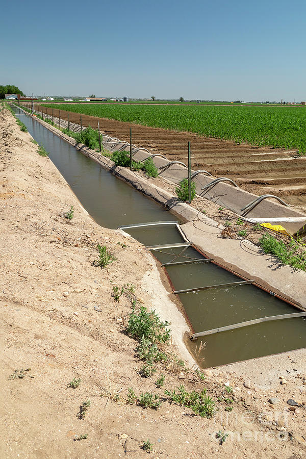 Irrigation Ditch Photograph by Jim West/science Photo Library | Pixels