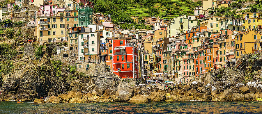 Italian sea town #1 Photograph by Vivida Photo PC