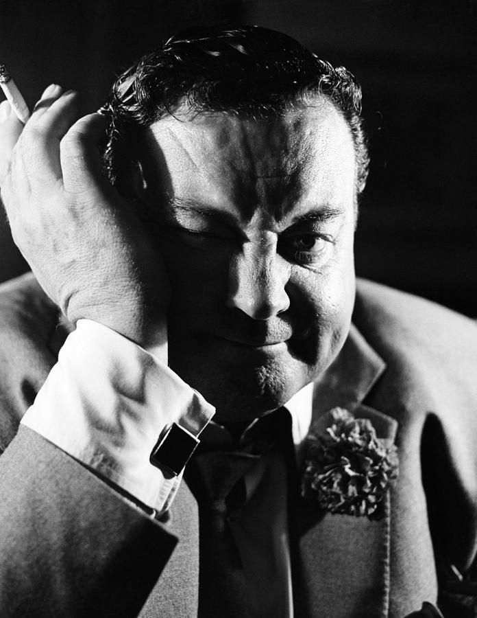 Jackie Gleason #1 Photograph by Hans Namuth