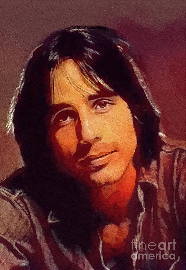 Hollywood Painting - Jackson Browne, Music Legend #1 by Esoterica Art Agency