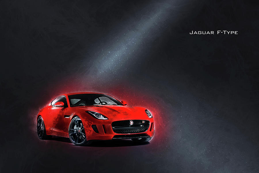 Jaguar F-Type #1 Digital Art by Airpower Art
