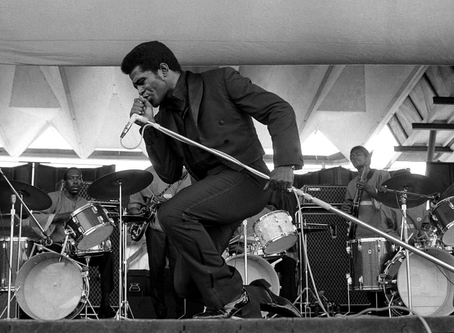 James Brown At Newport Jazz Festival #1 Photograph by Tom Copi