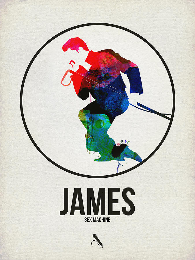 James Brown Digital Art - James Brown by Naxart Studio James Brown Digital Art - James Brown by Naxart Studio