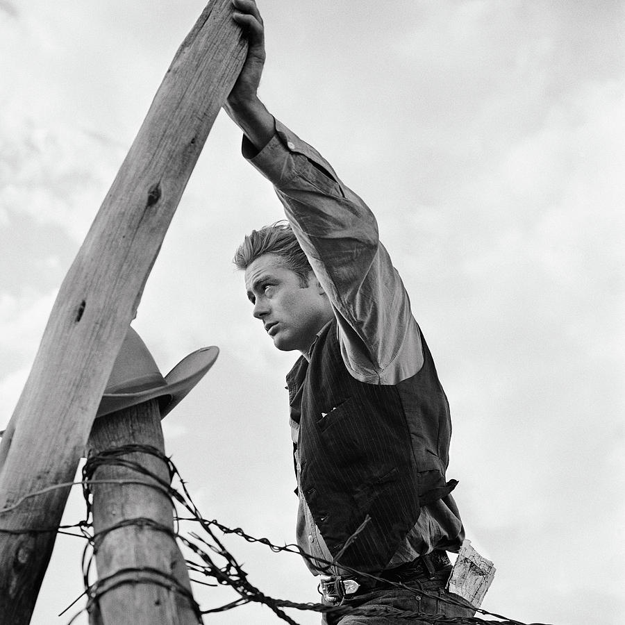 James Dean Photograph - James Dean With Hand On Fence #1 by Frank Worth