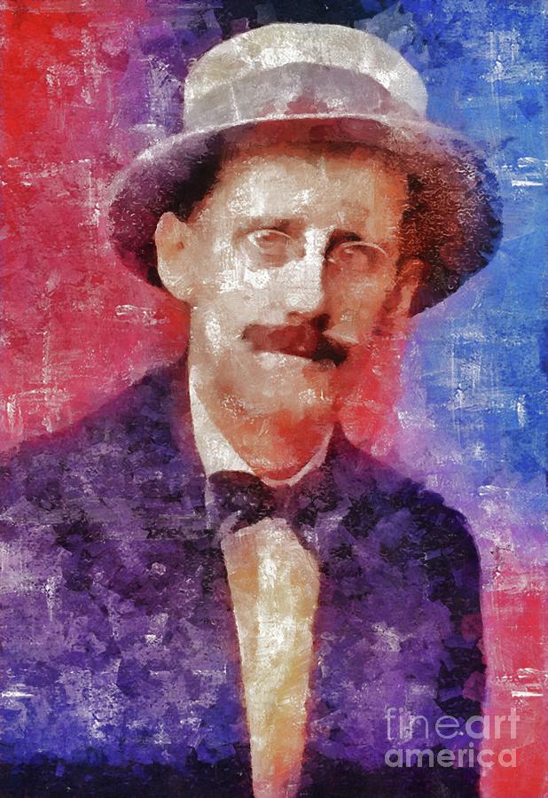 James Joyce, Literary Legend Painting