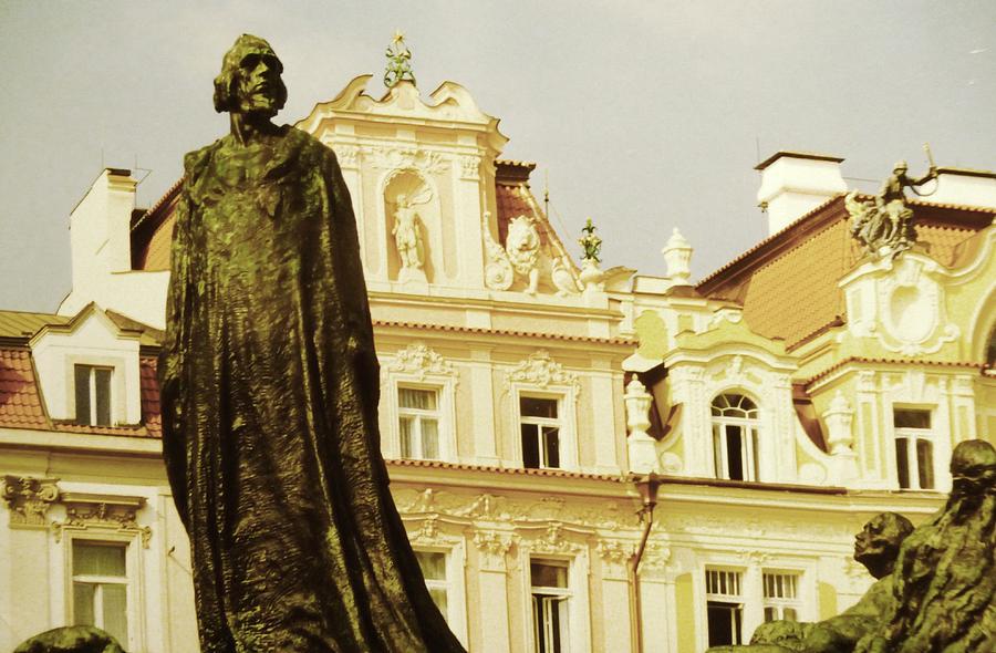 Jan Hus Statue Prague #1 Photograph by Nigel Radcliffe