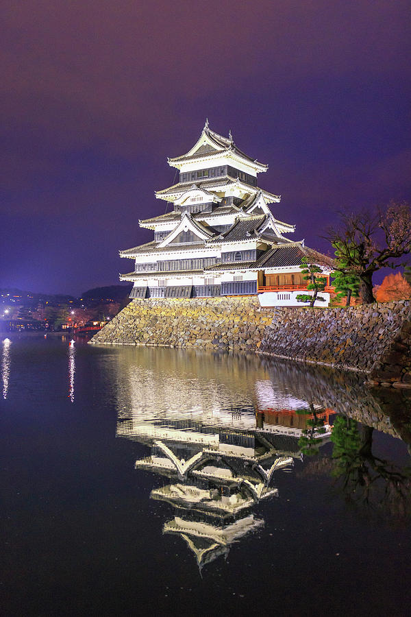 digital art of japanese castle on the coast digital art of japanese castle on the coast