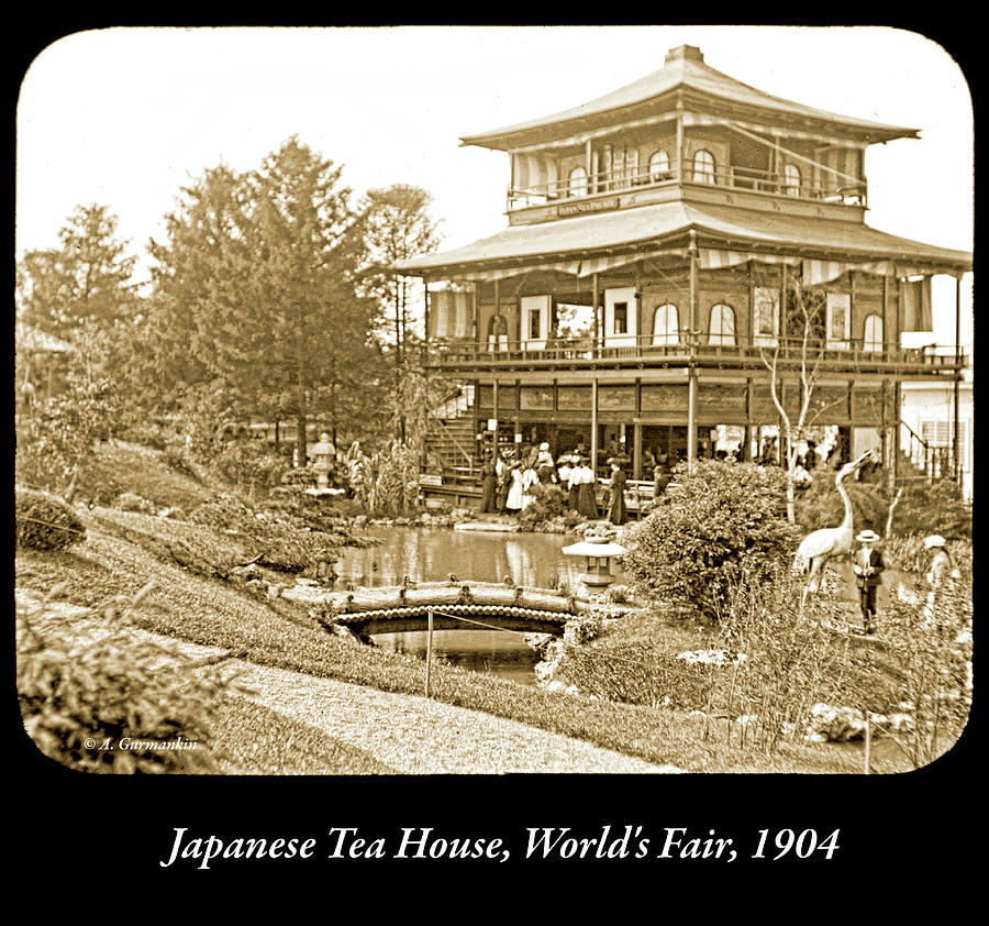 Japanese Tea House, Worlds Fair, 1904 #1 Photograph by A Macarthur Gurmankin