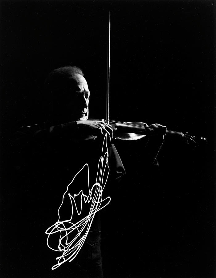 Jascha Heifetz #1 Photograph by Gjon Mili