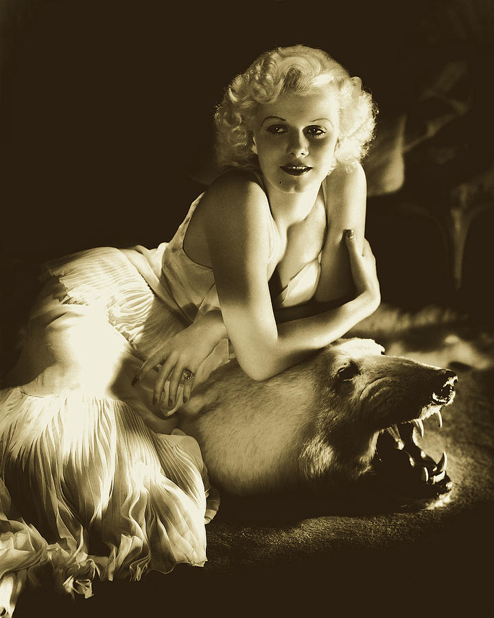 Movie Photograph - Jean Harlow 1930s #1 by Mountain Dreams