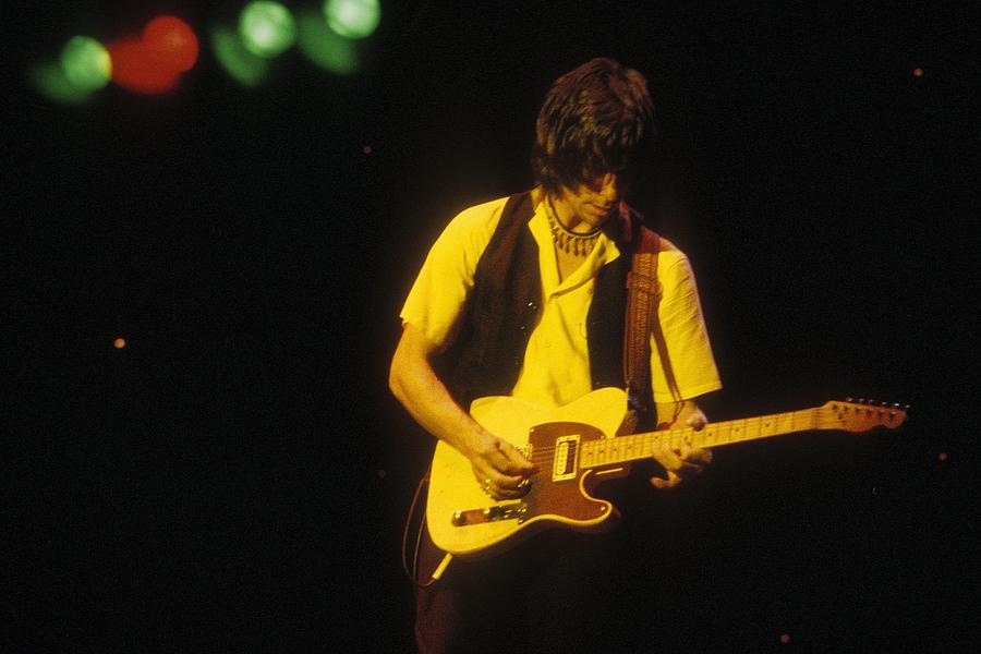 Music Photograph - Jeff Beck Live #1 by Larry Hulst