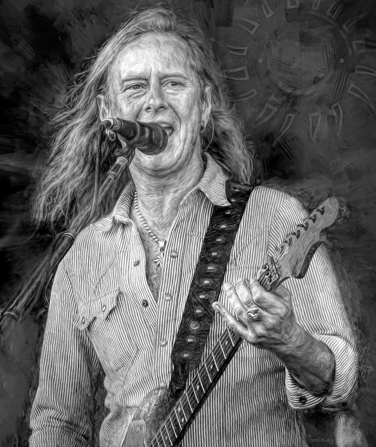 Jerry Cantrell Mixed Media by Mal Bray | Fine Art America