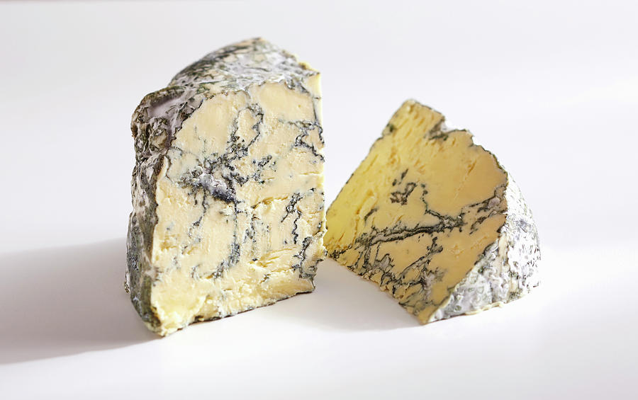Jersey Blue blue Cheese From Cows Milk, Switzerland #1 Photograph by Teubner Foodfoto