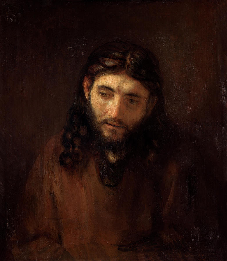 Philadelphia Painting - Jesus by Rembrandt van Rijn