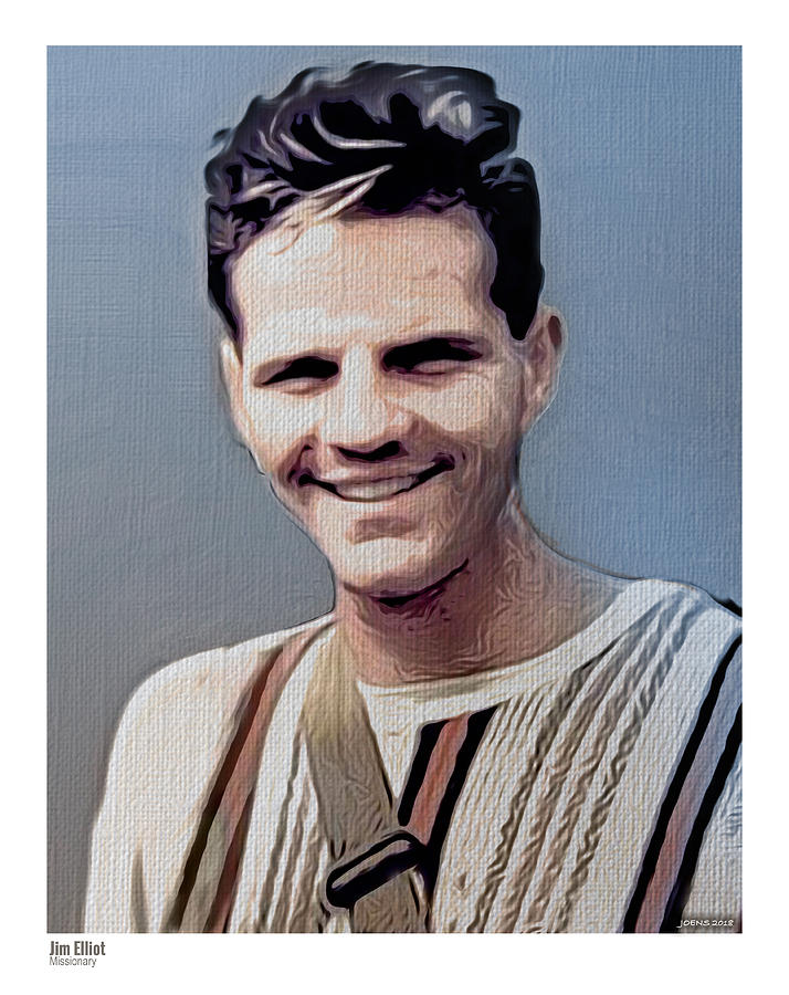 Jim Elliot Digital Art By Greg Joens