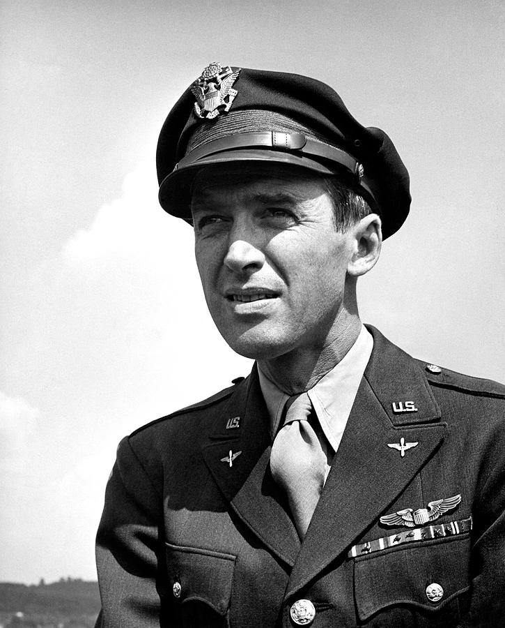 Black And White Photograph - Jimmy Stewart #1 by Peter Stackpole