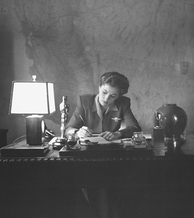 Joan Fontaine Photograph by Bob Landry Joan Fontaine Photograph by Bob Landry