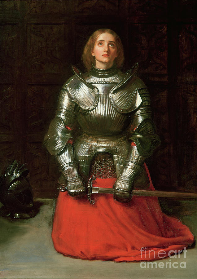 Joan Of Arc, 1865 Painting by John Everett Millais