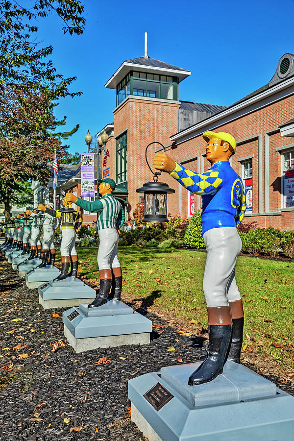 Jockey Statues, Saratoga Springs Ny #1 Digital Art by Claudia Uripos