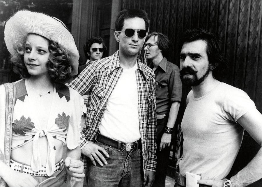 JODIE FOSTER , MARTIN SCORSESE and ROBERT DE NIRO in TAXI DRIVER -1976-. #1 Photograph by Album