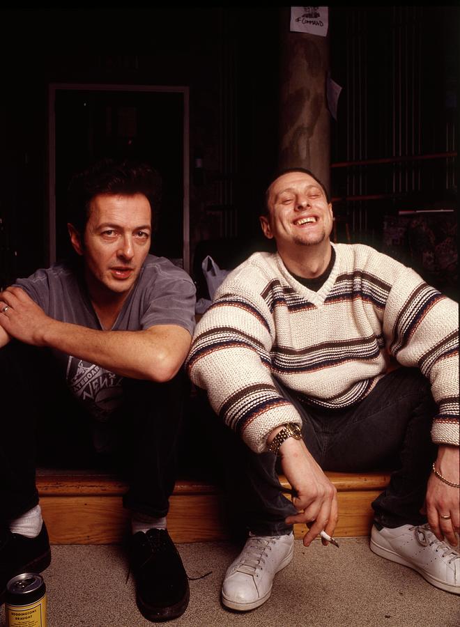 Joe Strummer And Shaun Ryder #1 Photograph by Martyn Goodacre Joe Strummer And Shaun Ryder #1 Photograph by Martyn Goodacre
