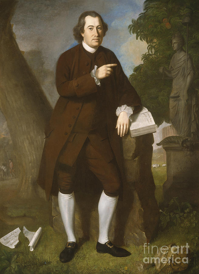 John Beale Bordley, 1770 Painting By Charles Willson Peale - Fine Art 