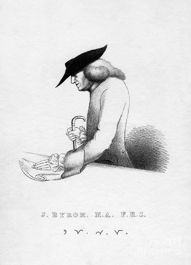 John Byrom, 18th Century English Writer #1 Drawing by Print Collector