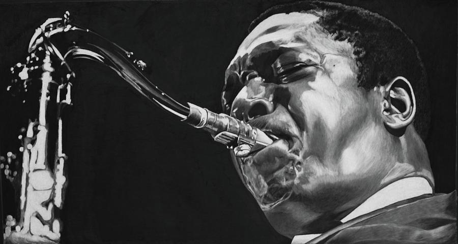 John Coltrane Drawing by Ascension Nelson