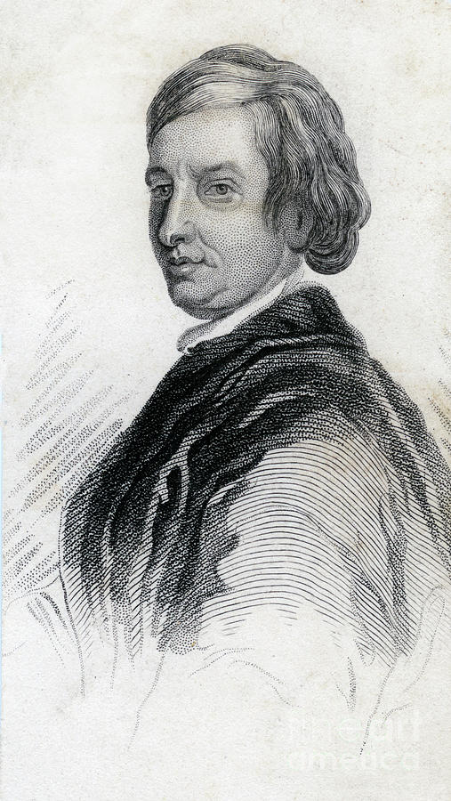 John Dryden, English Dramatist And Poet #1 Drawing by Print Collector