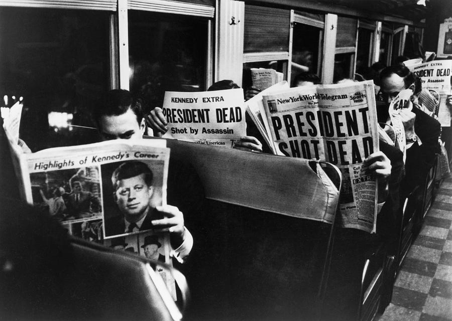 John F. Kennedy Death Photograph by Carl Mydans John F. Kennedy Death Photograph by Carl Mydans