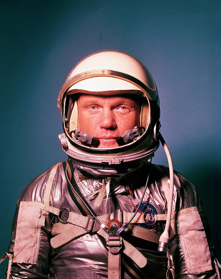 Astronaut Photograph - John Glenn #1 by Ralph Morse