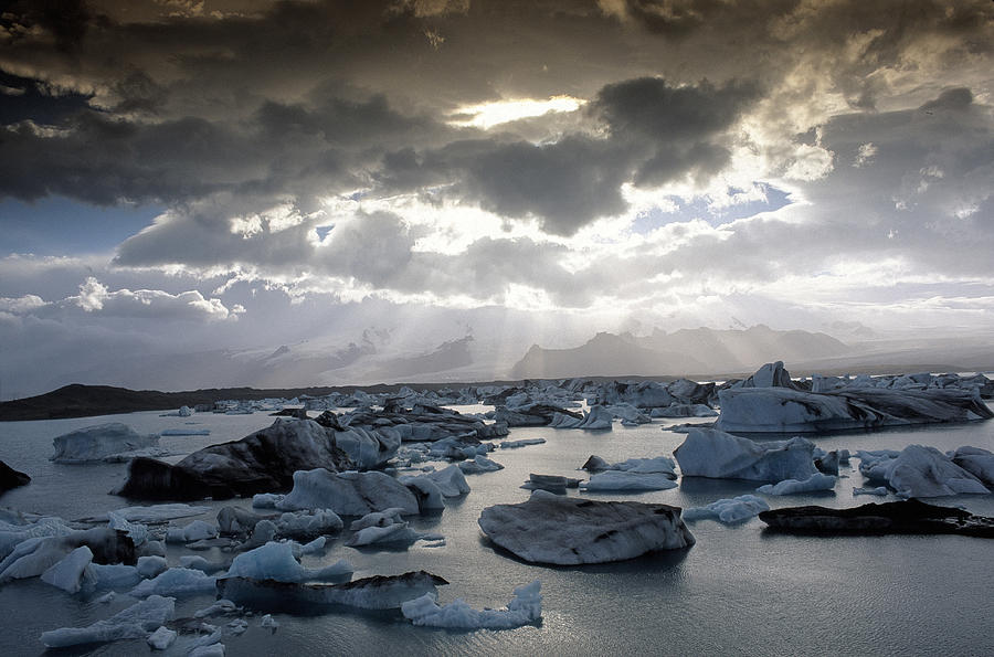 Jokulsarlon, Lagoon Of Icebergs, Se #1 Photograph by John Coletti