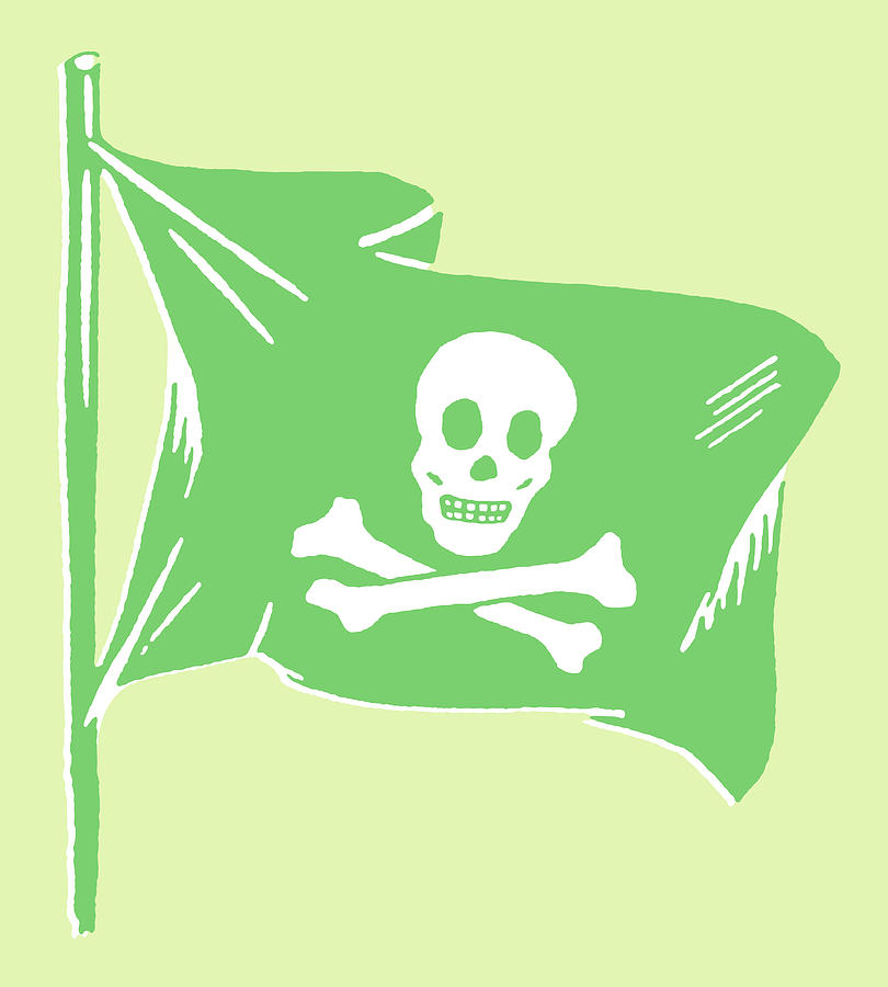 Jolly Roger Flag Coloring Page - vrogue.co