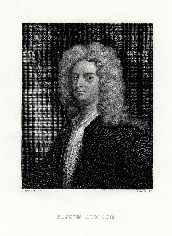 Joseph Addison, English Politician #1 Drawing by Print Collector